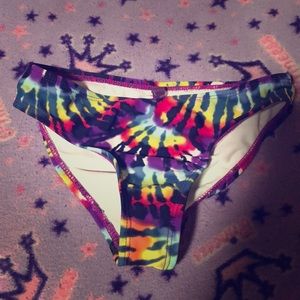 Tie dye swimsuit bottoms